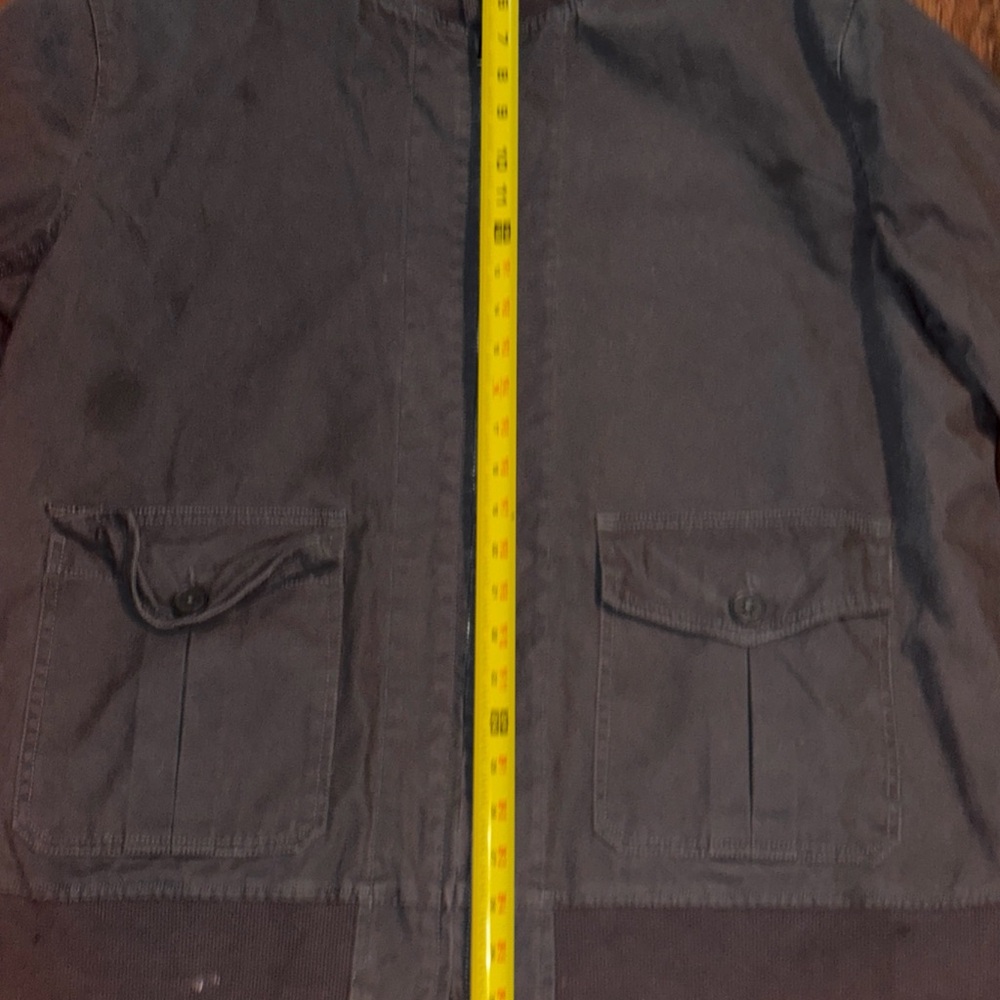 Converse One Star Men's Denim Black Jacket Size Xl 3” 2 bottoms Up Collar 2014